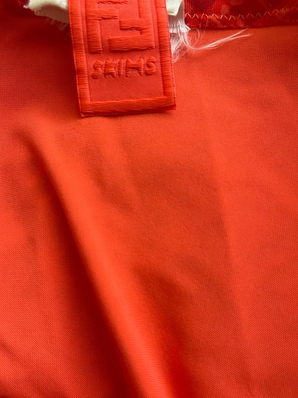 Fendi x SKIMS Red Logo Print Long Sleeve Bodysuit – Estimated Size S - Picture 7 of 7